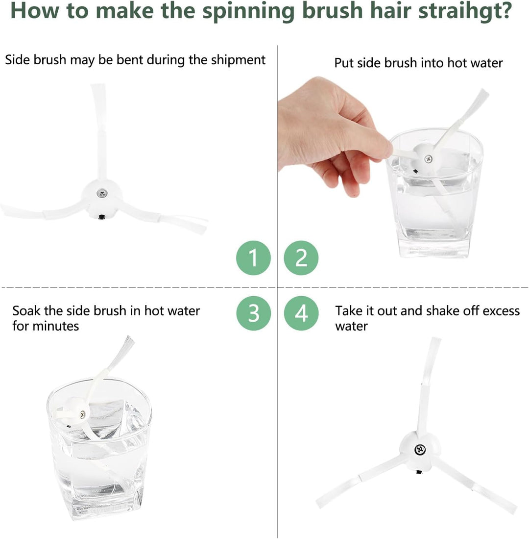 Isincer Ersatzzubehör für XIAOMI MI Robot Vacuum, Roboter Roborock S50 S51 Ersatzteile Bürste & Filt