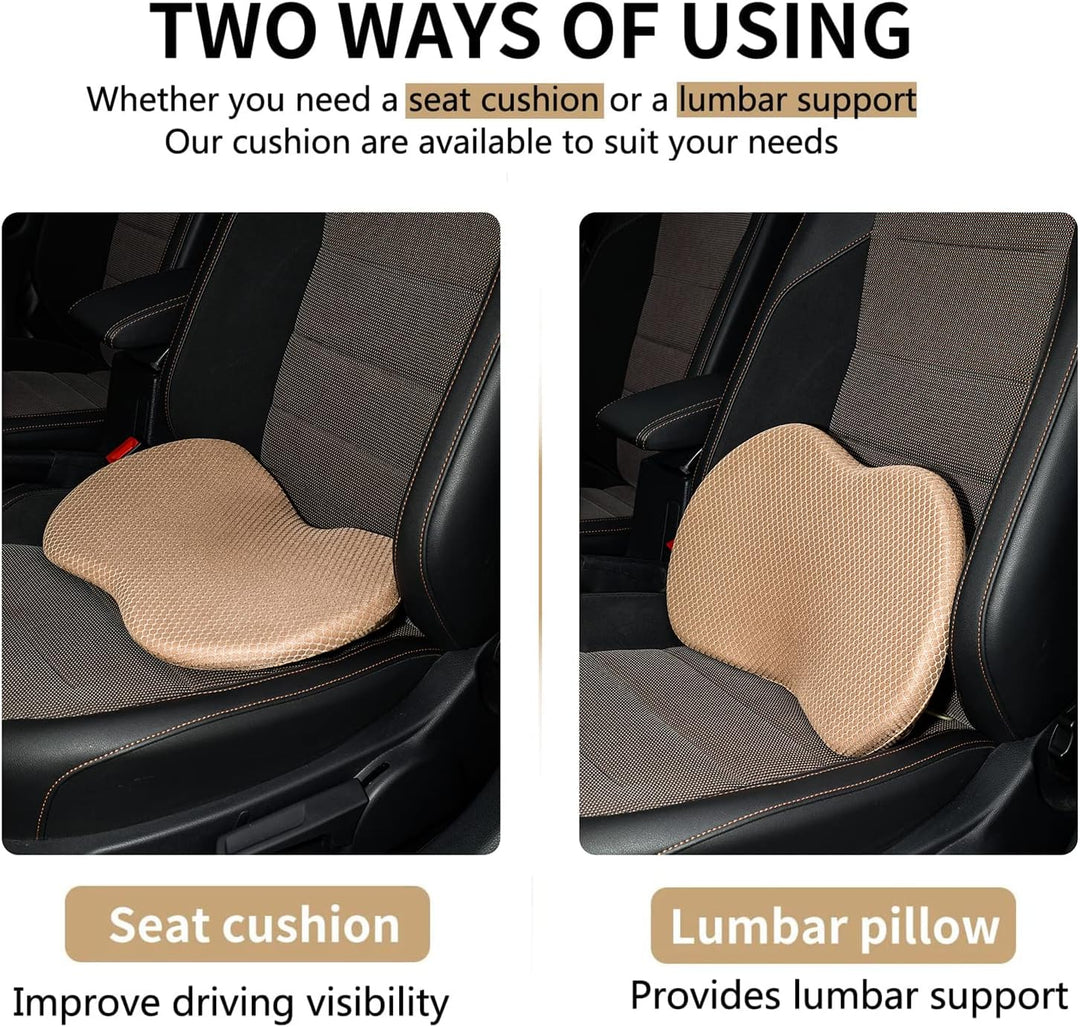 Livtribe Autositzkissen,Ergonomisches Sitzkissen für Auto,Memory Foam Autositzauflage,orthopädisches