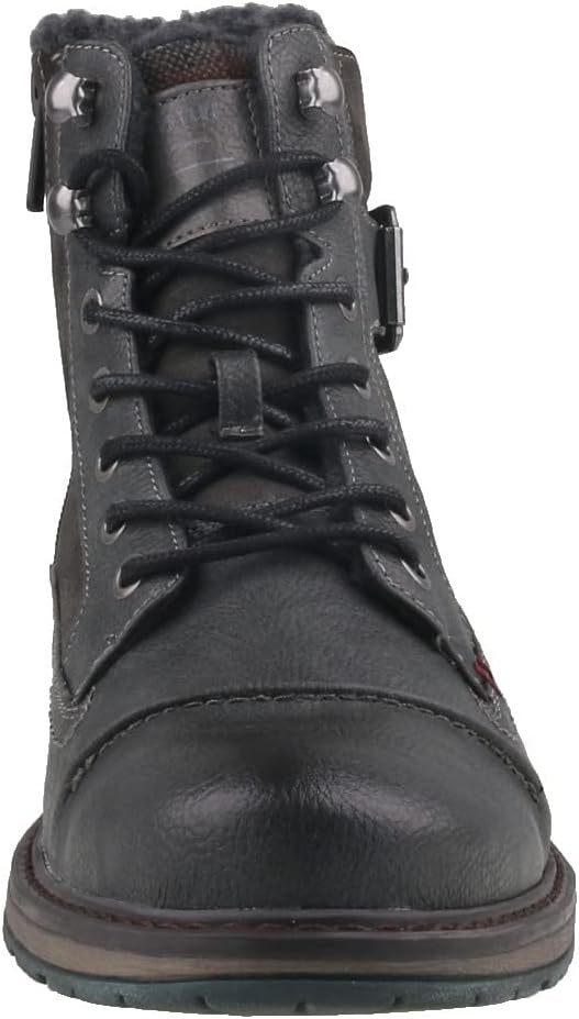 Mustang Herren Stiefel gefüttert Grau, Schuhgrösse:EUR 47