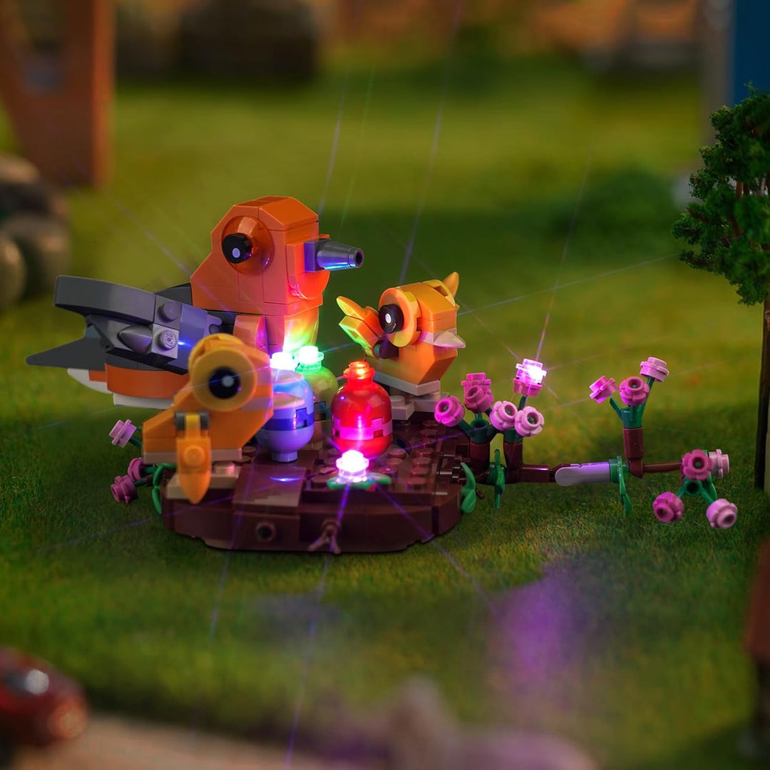 LocoLee Licht Kompatibel mit Lego Vogelnest Set, Nur Lichter Set - Kein Modell, Licht BeleuchtungSet