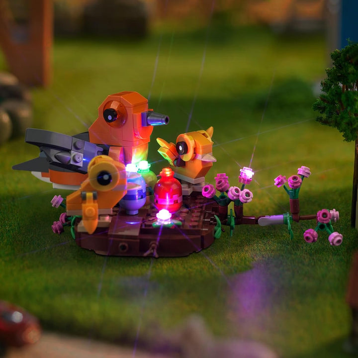 LocoLee Licht Kompatibel mit Lego Vogelnest Set, Nur Lichter Set - Kein Modell, Licht BeleuchtungSet