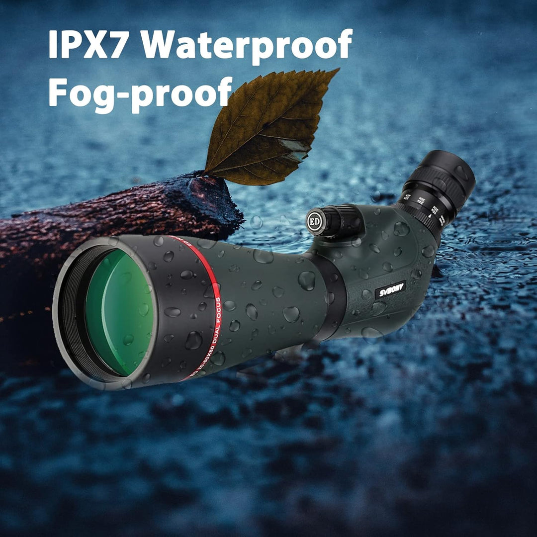 Svbony SV406P 80ED Spektiv mit 2MP WiFi Kamera, Dual Fokus, Austauschbares 1,25 Zoll Astronomie Okul