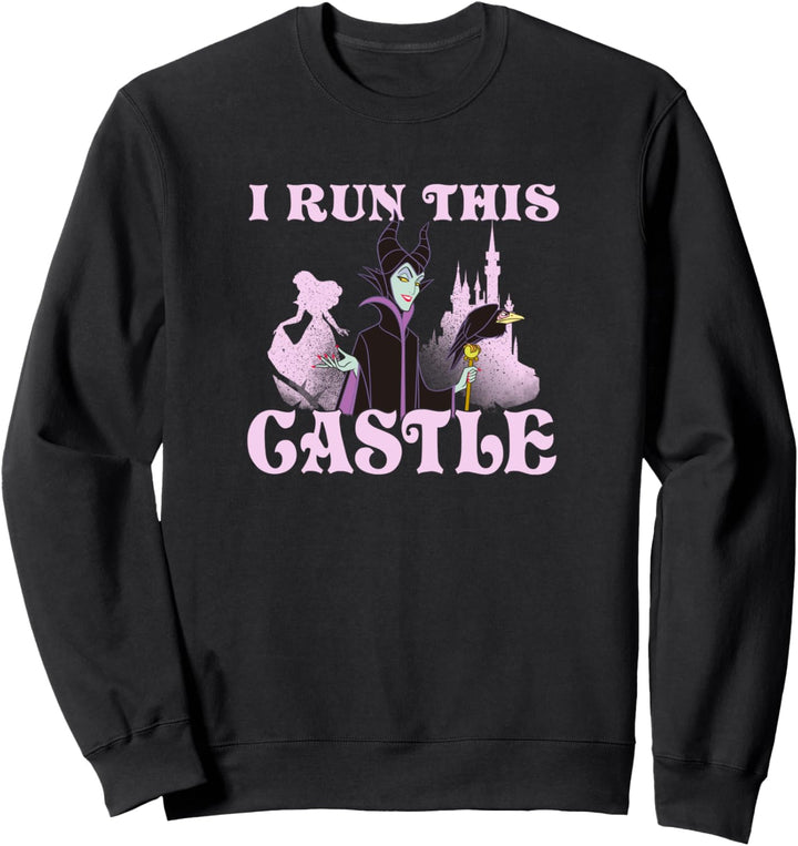 Disney Sleeping Beauty Maleficent I Run This Castle Portrait Sweatshirt