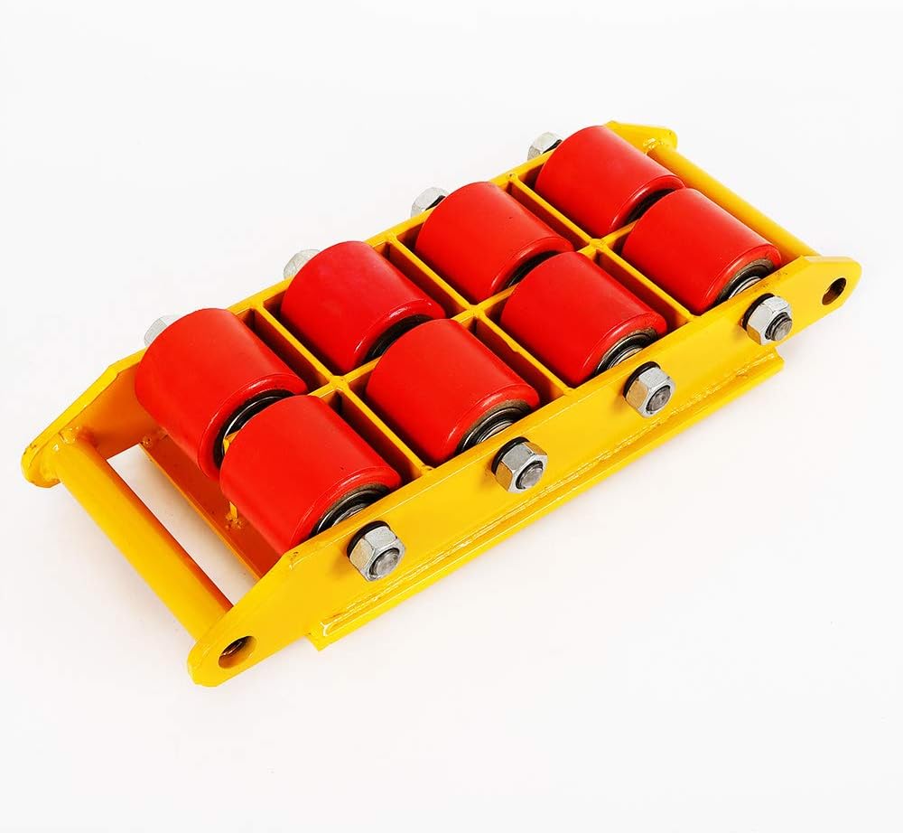 BJTDLLX 8T Transportfahrwerk Transportrollen 17600 lbs Schwerlastrolle Industrie Schwer Tank Panzerr