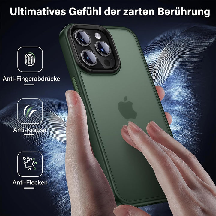 UniqueMe für iPhone 15 Pro Max Hülle, 5-in-1-Set Handyhülle für iPhone 15 Pro Max Case Rundumschutz