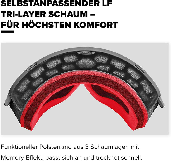 Atomic COUNT JR SPHERICAL Skibrille für Kinder - Komfortabler Live Fit Rahmen - Klare Sicht & besser