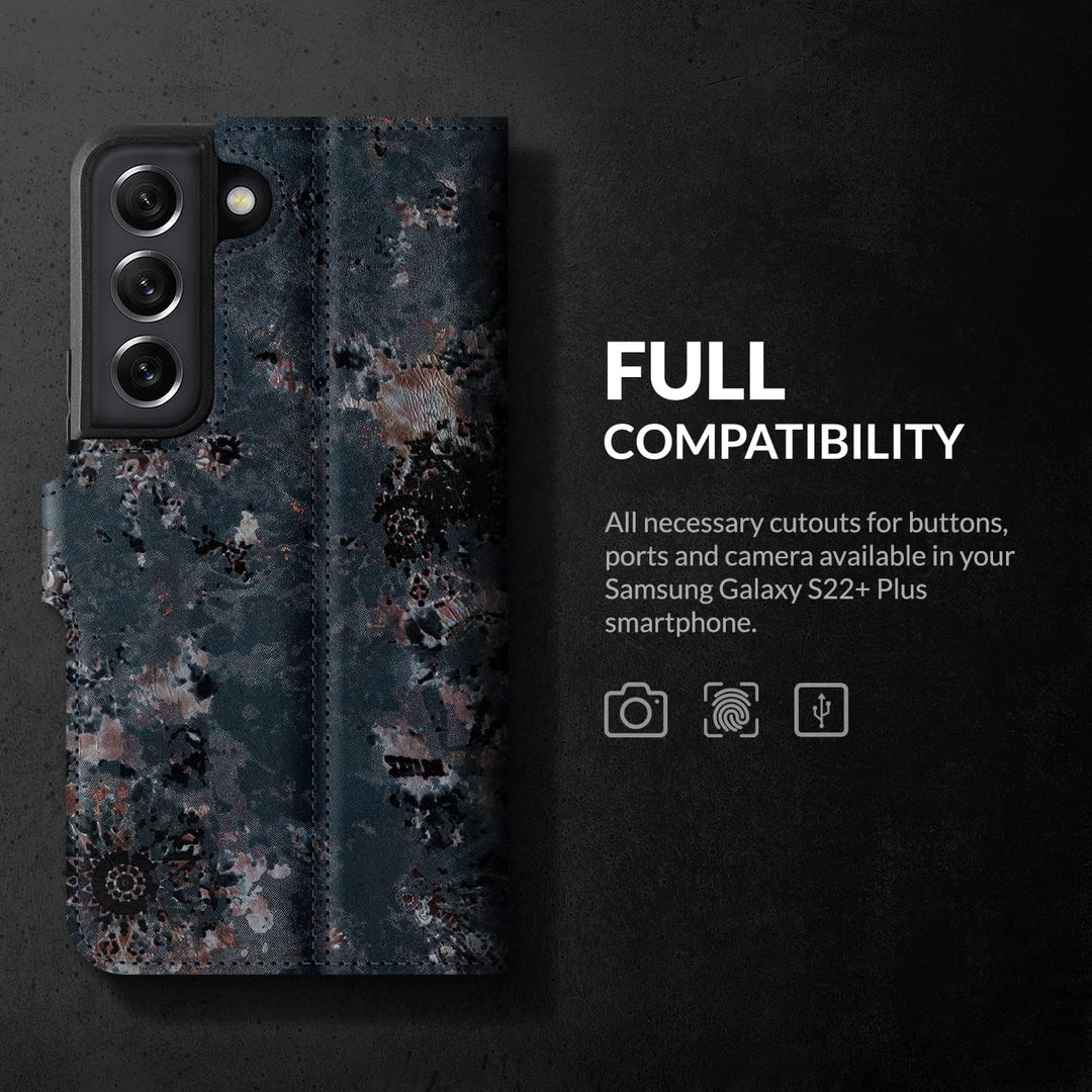SURAZO Prestige Handyhülle für Samsung Galaxy S22+ Plus 5G – Premium Echtleder Hülle Schutzhülle mit