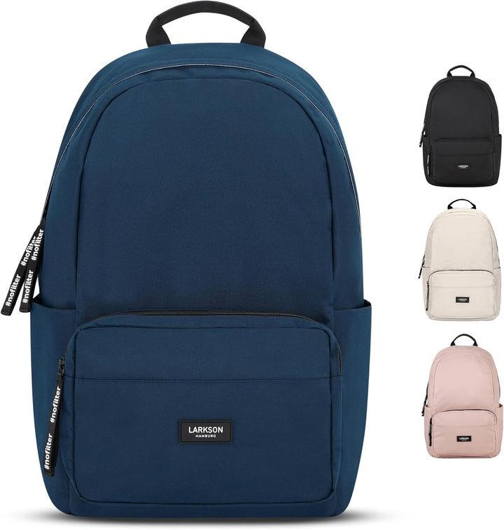 LARKSON Schulrucksack Mädchen & Jungen Teenager - No 3 - Rucksack Damen & Herren für Schule - 16" La