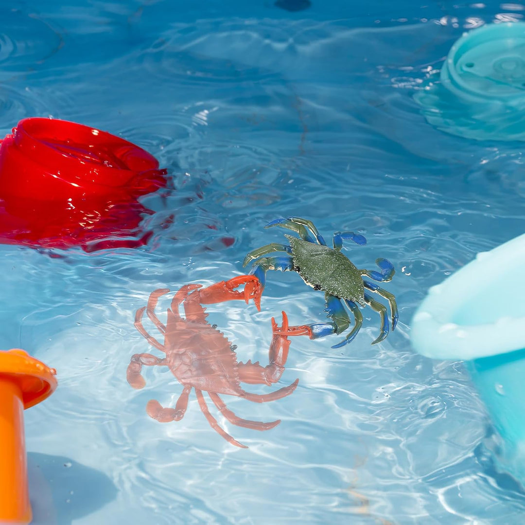 Gadpiparty 4 Stück Künstliche Realistische Krabbenspielzeug-Meerestiermodellspielzeuge Meereslebenst