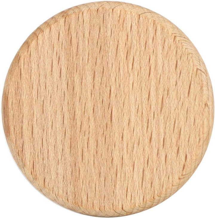 50 Stück runde Holzspäne Einfache glatte Kanten Natürliche Holzscheiben Plattendekoration Runde Holz