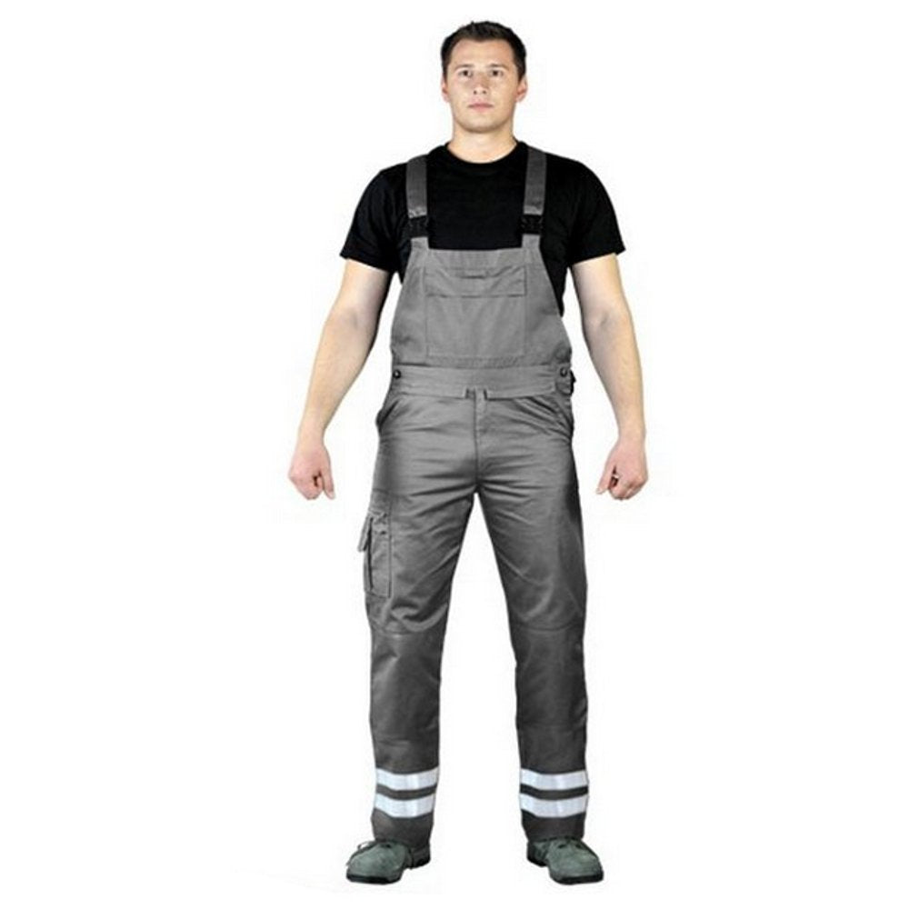 Leber & Hollman Herren Arbeits-Latzhose LH-Bister B, 65% Polyester 35% Baumwolle 270 g/m2, Taschen f