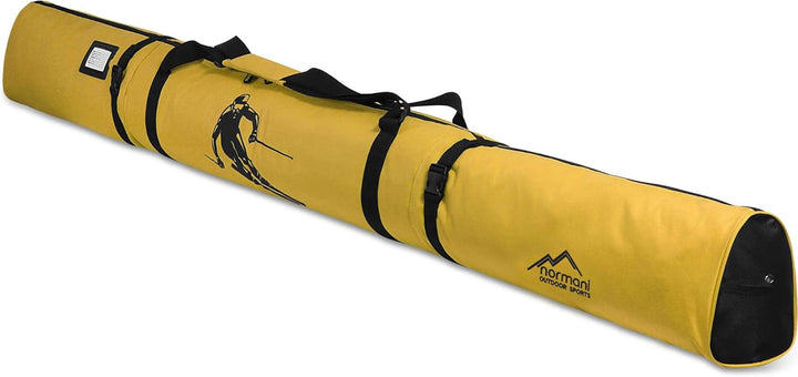 normani Skitasche Skisack in 170 cm und 200 cm Länge Gelb 200 cm, Gelb 200 cm
