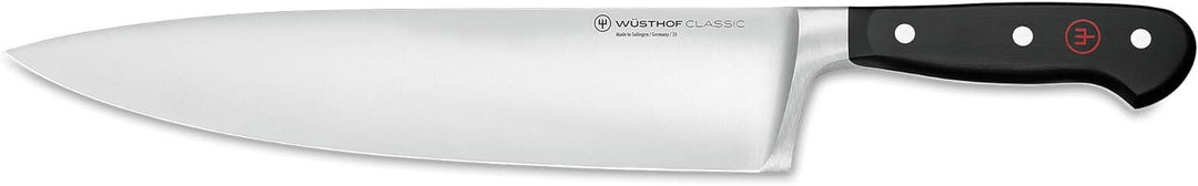WÜSTHOF Classic Kochmesser 26 cm, Schwarz 26 cm Kochmesser Vollkropf, extra breit, 26 cm Kochmesser