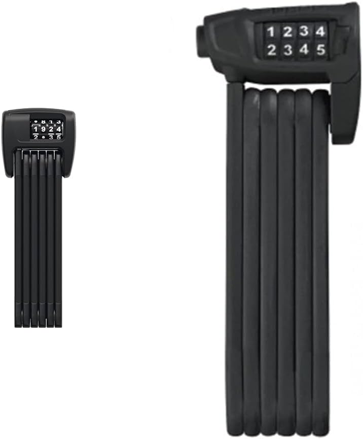 ABUS Faltschloss Bordo 6000C mit SH-Schlosshalter & Faltschloss Bordo Combo Lite 6150/85 mit Tasche