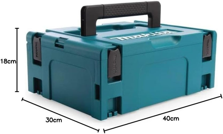 2x Makita Kunststoff Werkzeug Koffer MAKPAC 2 - ohne Einlage