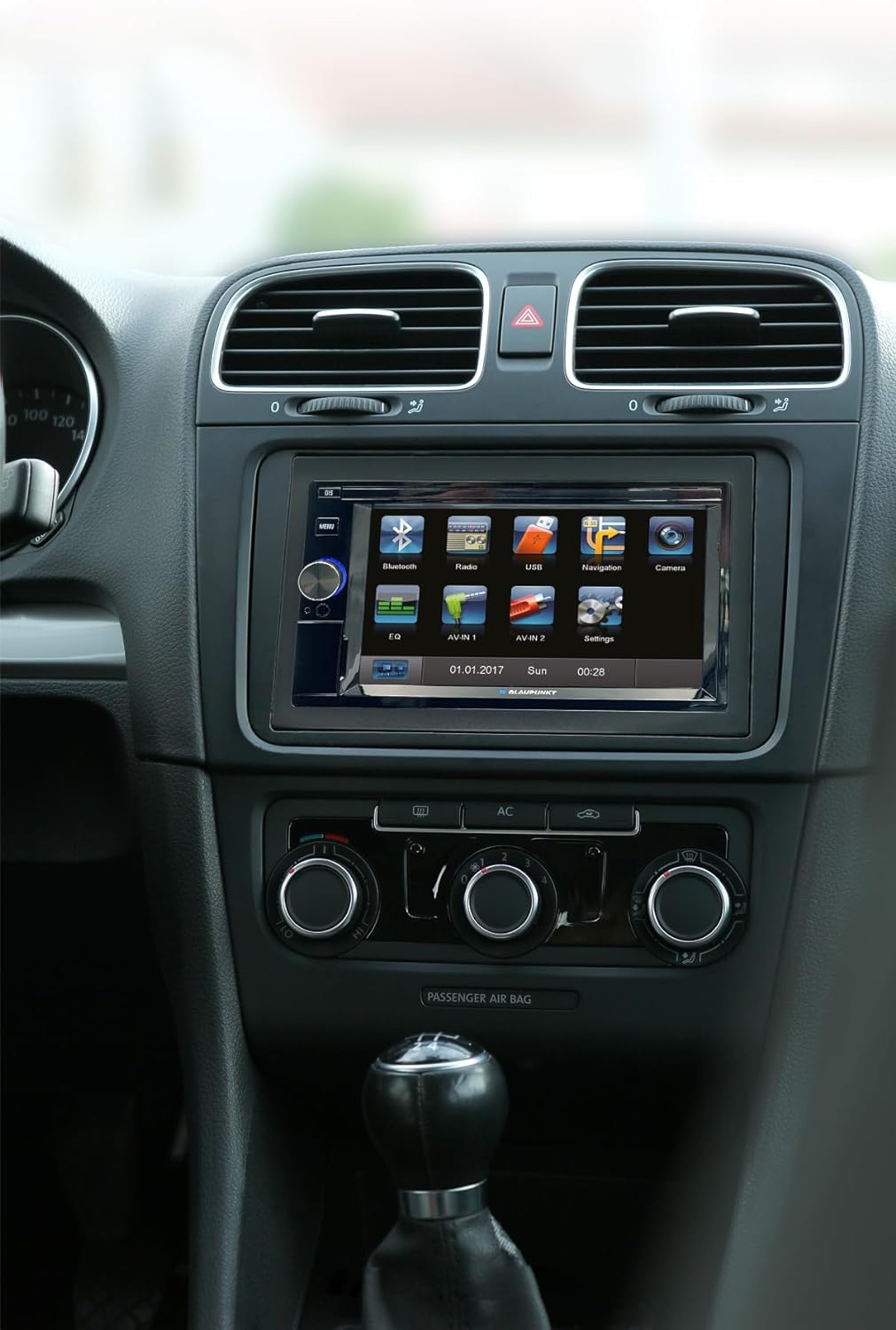Blaupunkt Santa Cruz 370 DAB, 2-DIN Car-Multimedia, 6,2 Zoll Touchscreen, Navigation vorbereitet (So