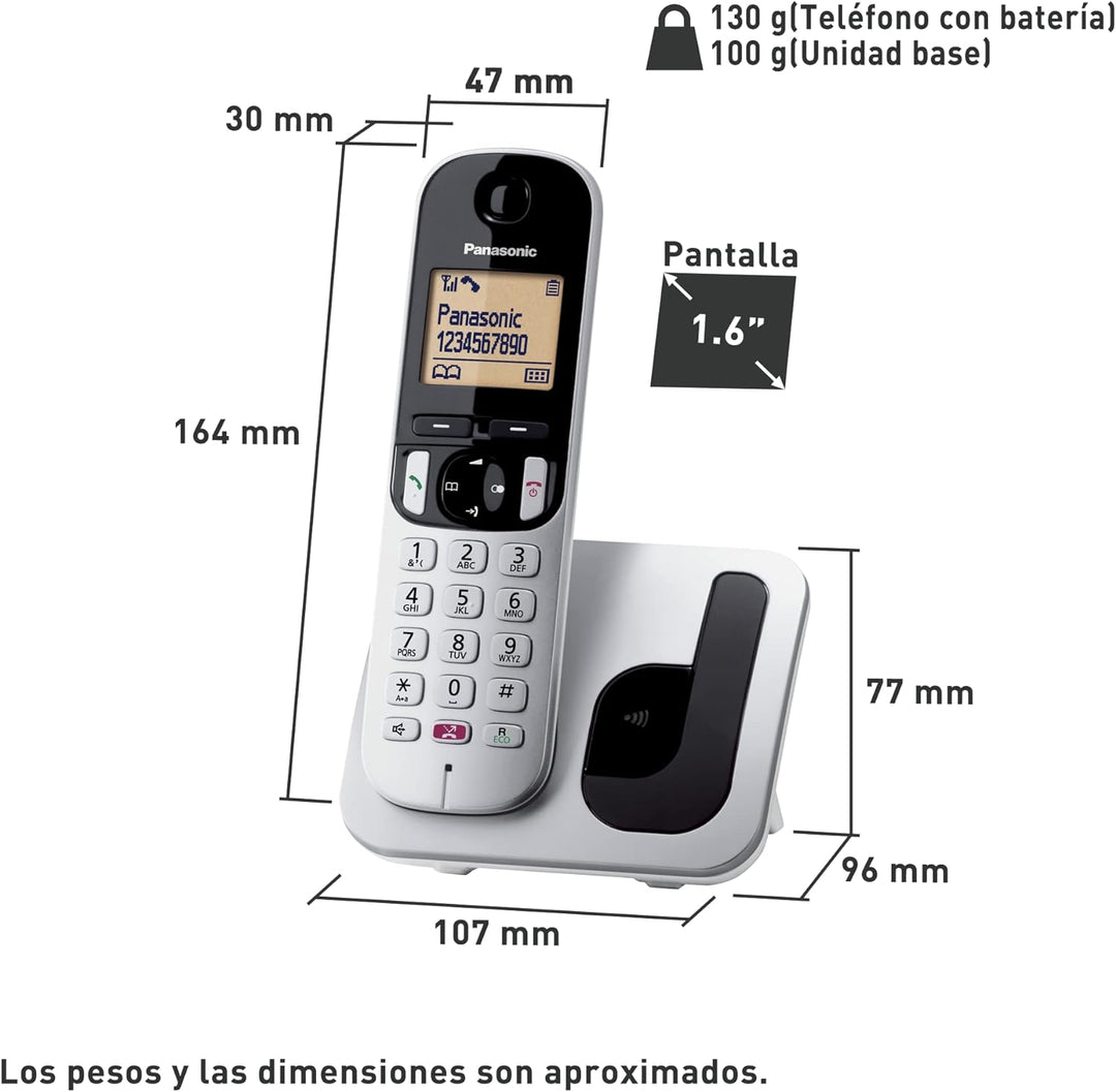 PANASONIC - Telefone s/Fios KX-TGC250SPS
