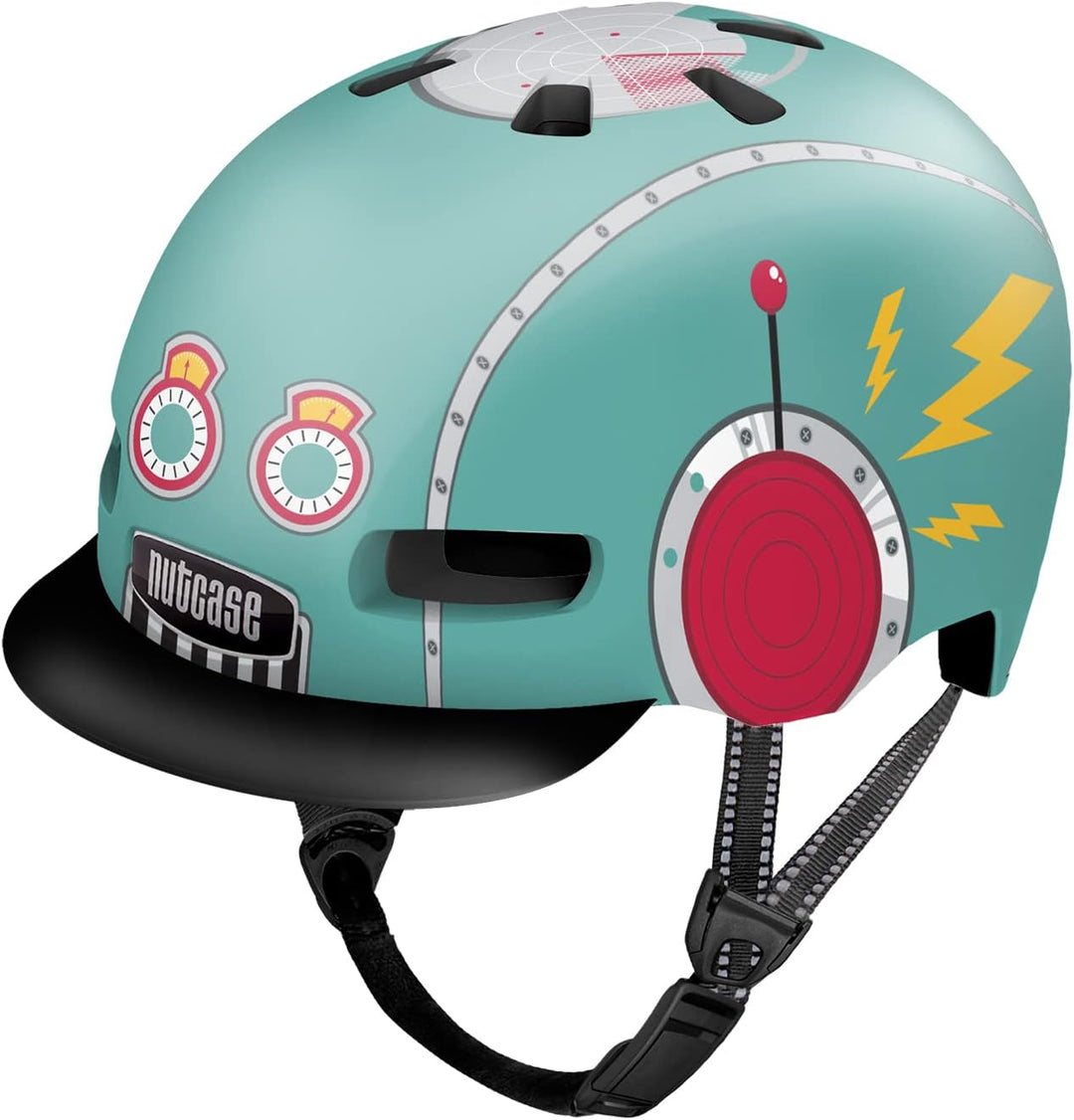 Nutcase Little Nutty MIPS Fahrradhelm 'TIN Robot', S