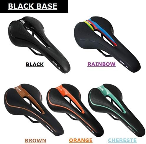 GORIX GX-C19 Bequemer Fahrradsattel mit Schiene für Mountainbike und Rennrad für Damen und Herren Bl