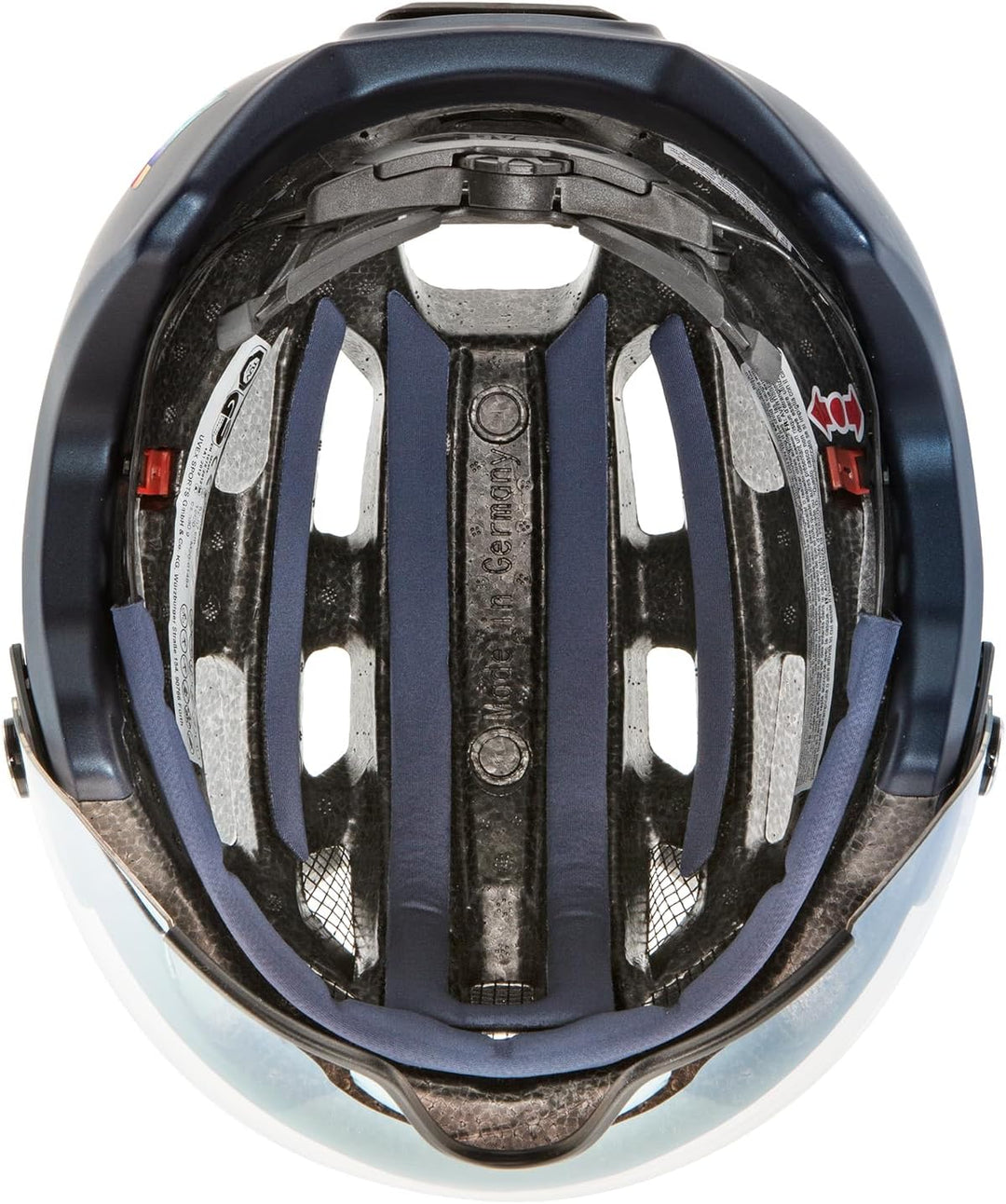 uvex Finale Visor V - sicherer City-Helm für Damen und Herren - mit selbsttönendem Visier - inkl. LE