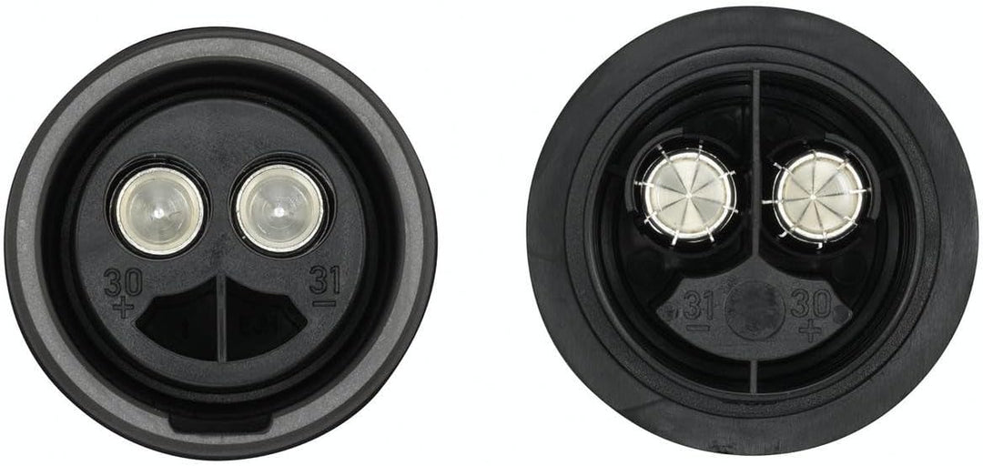 HELLA 8JB 001 935-051 Steckdose - 24V - 2-polig - Aluminium - nato-oliv