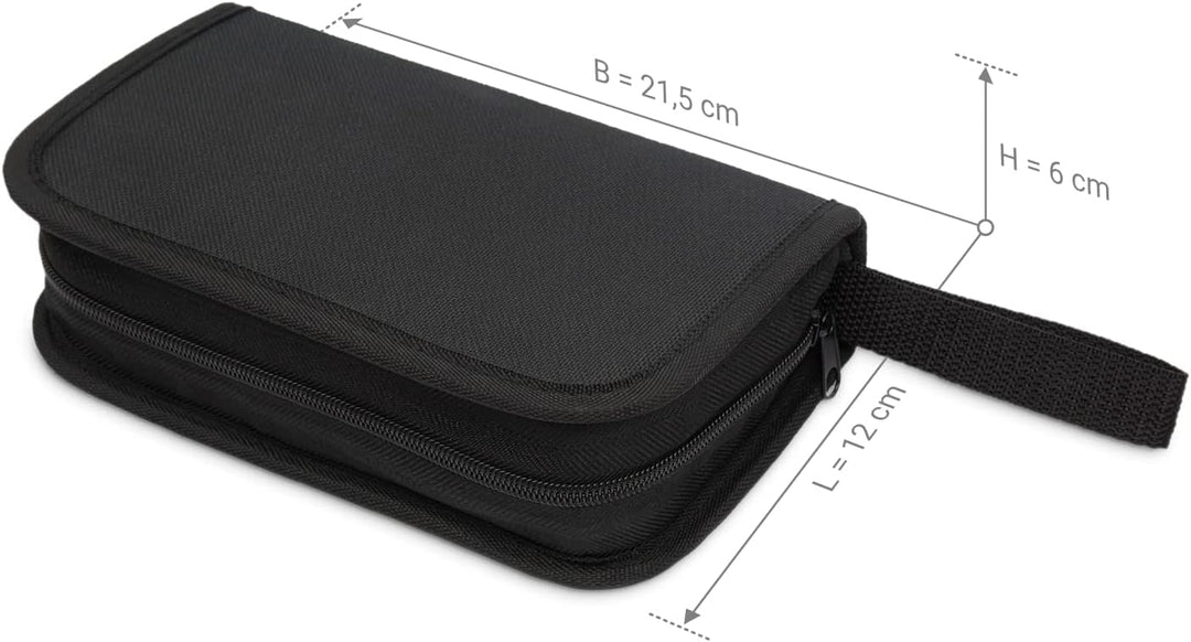 deleyCON Netzwerk Werkzeug Set 4-teilig mit Tasche LSA Auflegewerkzeug Abisolierzange Kabeltester Cr