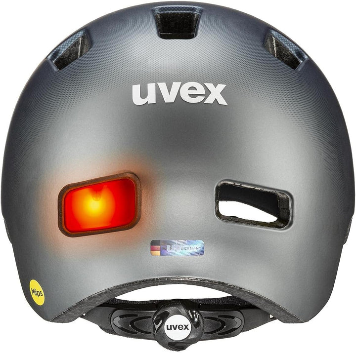 uvex City 4 MIPS - Leichter City-Helm für Damen und Herren - MIPS-Sysytem - inkl. LED-Licht, 55-58 c
