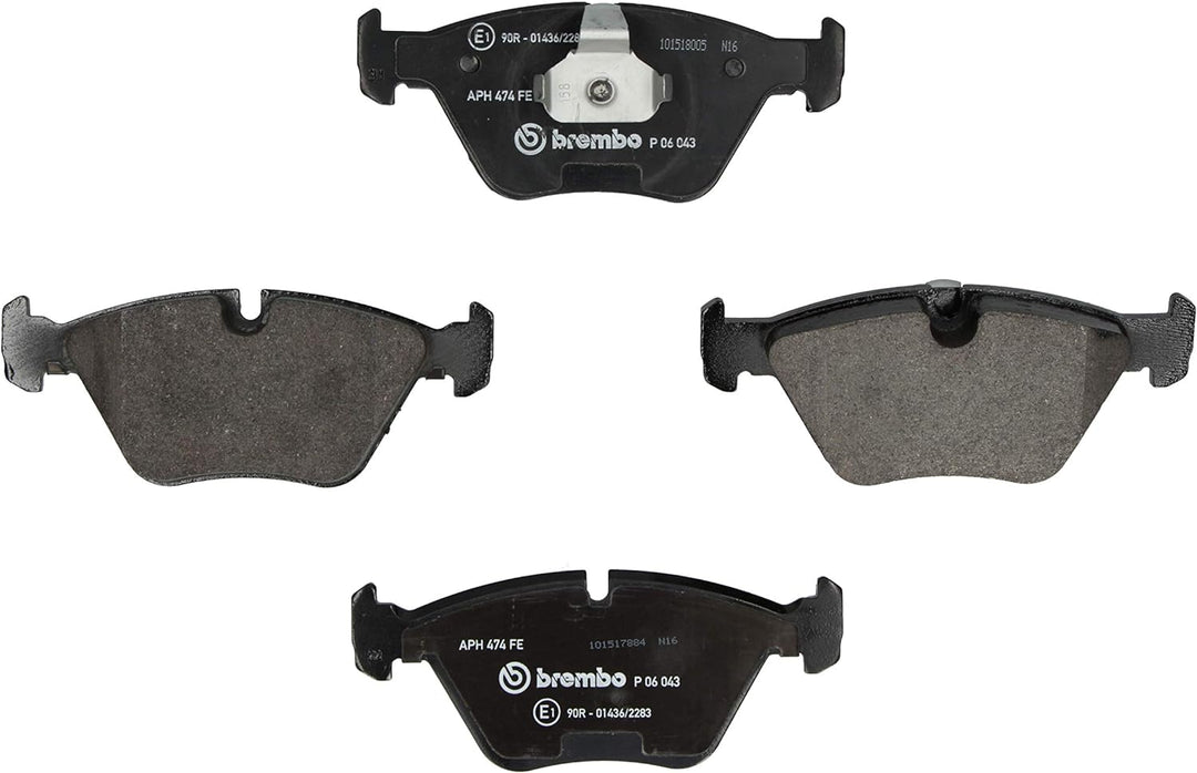 Brembo P 06 043 Bremsbelagsatz, Scheibenbremse - (4-teilig)