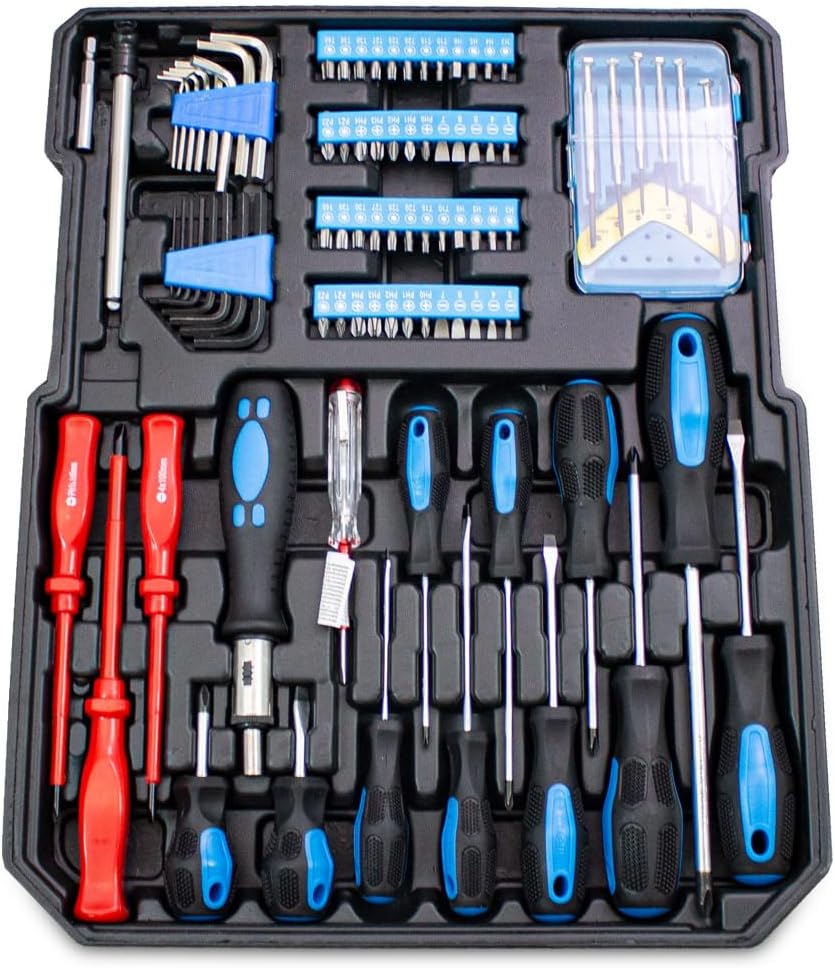 MS Point BITUXX Werkzeugkoffer 1200 teilig Werkzeug Knarrenkasten Werkzeugkiste Werkzeugtrolley Nuss