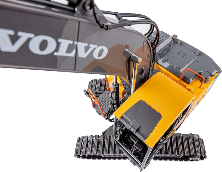 Carson 500907339 Raupenbagger Volvo 1:16 - Ferngesteuertes Baufahrzeug für Kinder ab 8 Jahren, RC Ba