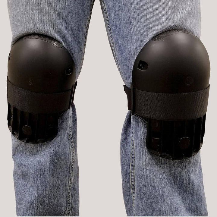 Milescraft 1603 Knieschützer, strapazierfähig, mit 3 Rollen und bequemen Gel-Kissen, für Unisex-Erwa