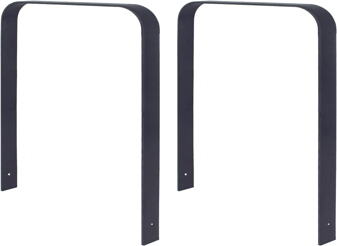 2x Fahrradanlehnbügel aus Flachstahl zum Einbetonieren | Fahrradständer Anlehnbügel Anlehnständer Po