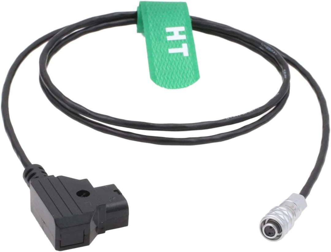 HangTon BMPCC 4K 6K Pro 2 Pin D-Tap P-Tap Stromkabel für Blackmagic Design Stativ Gimbal 2M, V-Mount