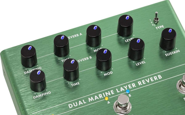 Fender 'Dual Marine Layer Reverb' Guitar Effects Pedal