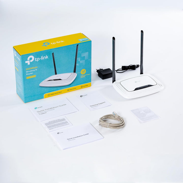 TP-Link TL-WR841N N300 WLAN Router, 300Mbit/s-WLAN, Nur 2,4 GHz, single band, unterstützt keine DSL-