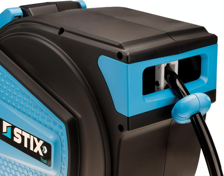 Druckluftschlauchtrommel PVC - Druckluftschlauch mit Aufroller 10m - Schlauchtrommel - Schlauch-Aufr