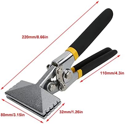 Zange zum Biegen von Blechen von Hand, gerade Faltzange Manuelles Werkzeug zum Biegen von Blechen Za