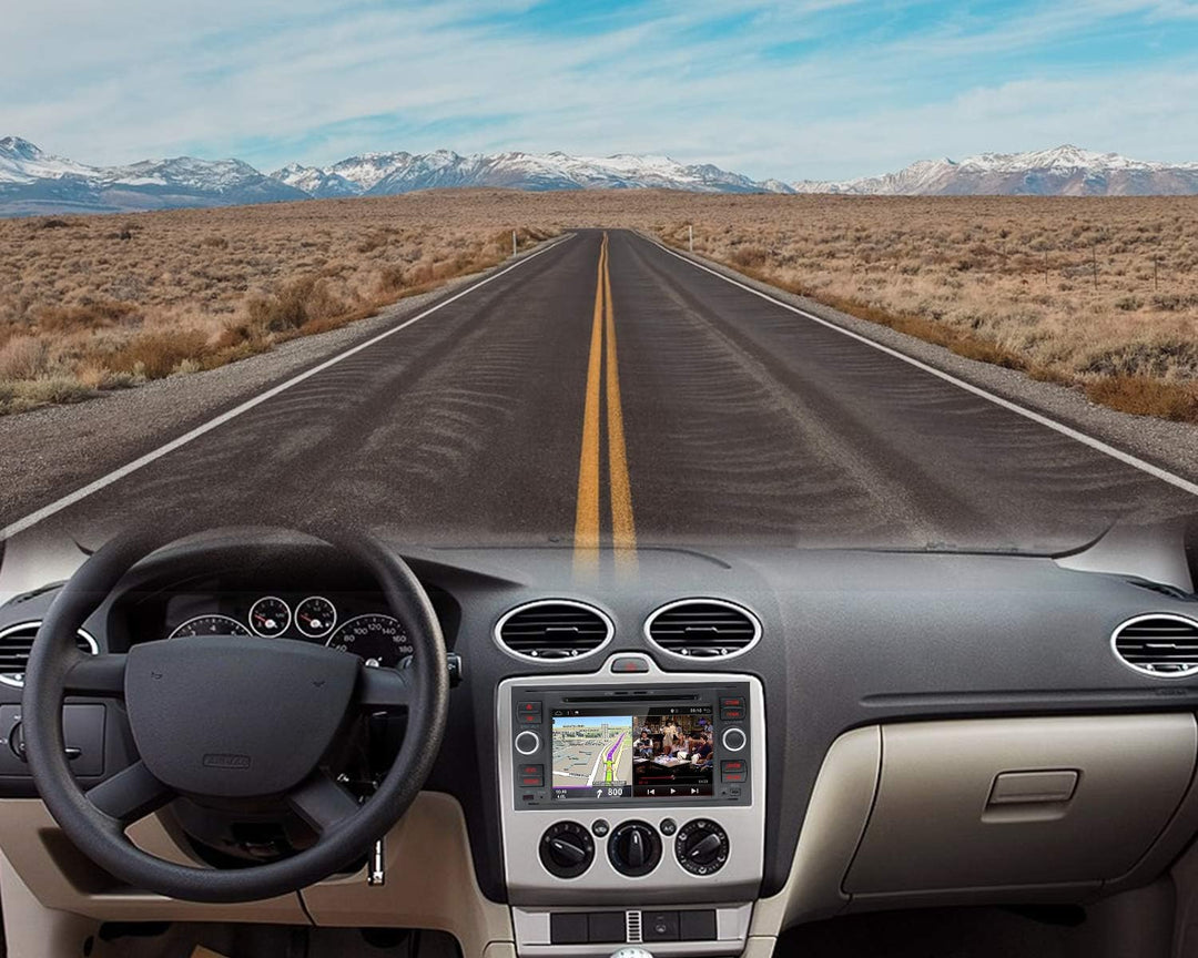 JOYX Android 12 Autoradio Passt für Ford C-Max/Focus/Galaxy/S-Max/Transit/Mondeo - 2 Din - Kamera +