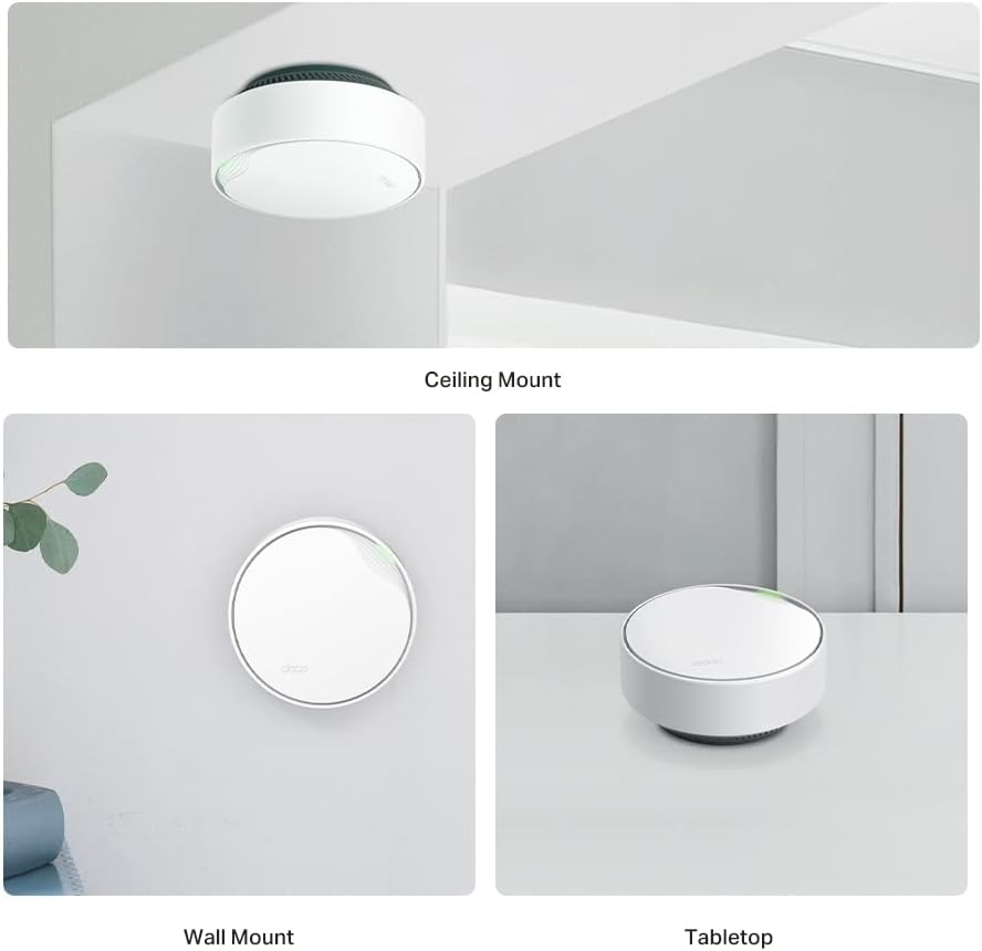 TP-Link Deco X50-PoE Wi-Fi 6 Mesh WLAN Set(1 Pack), AX3000 Dualband Router & Repeater(Unterstützt Po