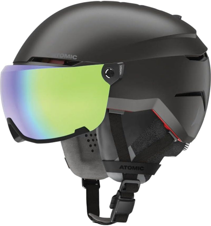 ATOMIC Skihelm Savor Visor HD Weiss 55-59, Weiss 55-59