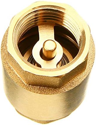 Rückschlagventil 1,9 cm Federrückschlagventil, einzelnes Messing-Rückschlagventil für Wasser, Öl, Da