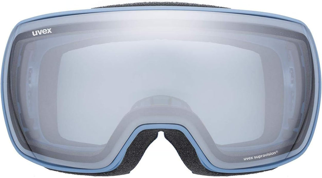 Uvex Unisex Compact Fm Skibrille (1er Pack) Einheitsgrösse lagune mat/silver-blue, Einheitsgrösse la