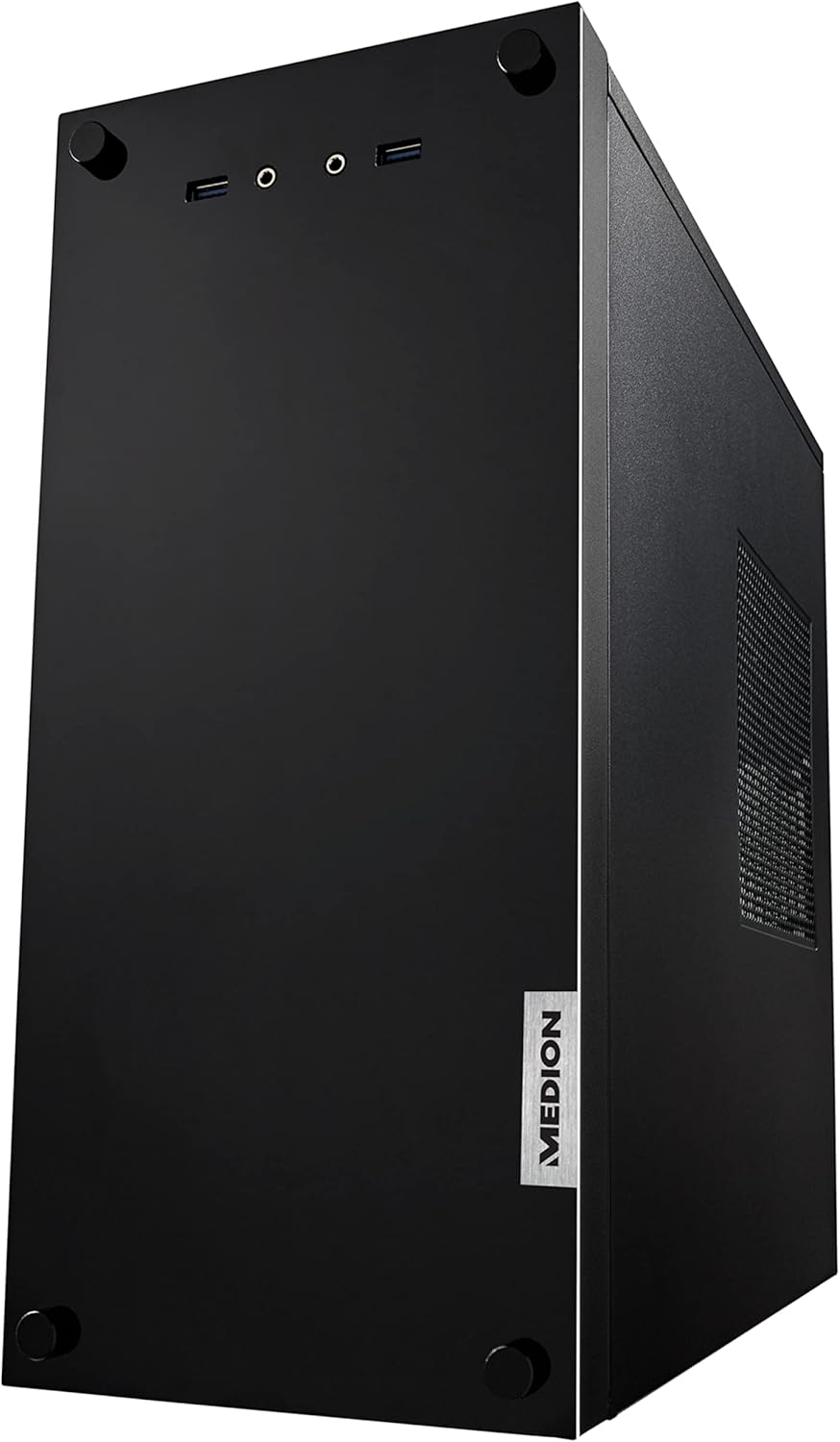 MEDION E42028 Desktop PC (Intel Core i3-12100, 8GB DDR4 RAM, 512GB SSD, WLAN, Win 11 Home)