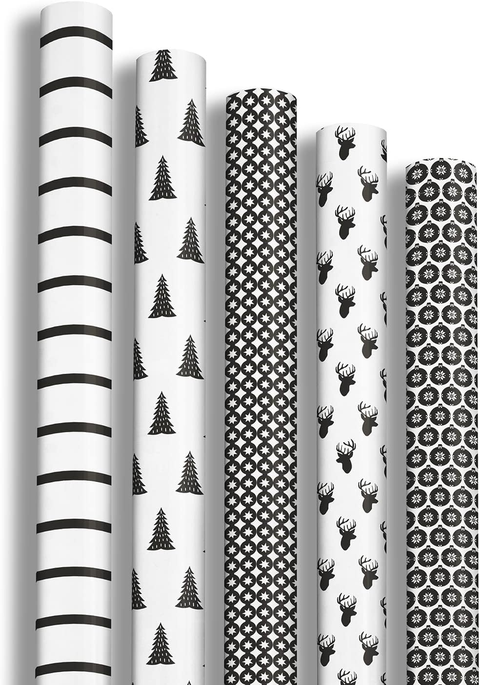 Clairefontaine 211424AMZC - Packung mit 12 Rollen Geschenkpapier Excellia, 2 m x 70 cm, 80g, 1 Pack,