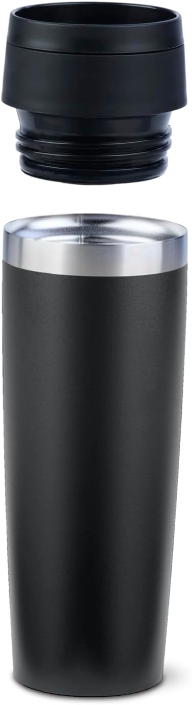 EMSA N2023550 Travel Mug Classic 0,5 Liter , neuer Komfort-Schraubverschluss , Edelstahl , 6h heiss
