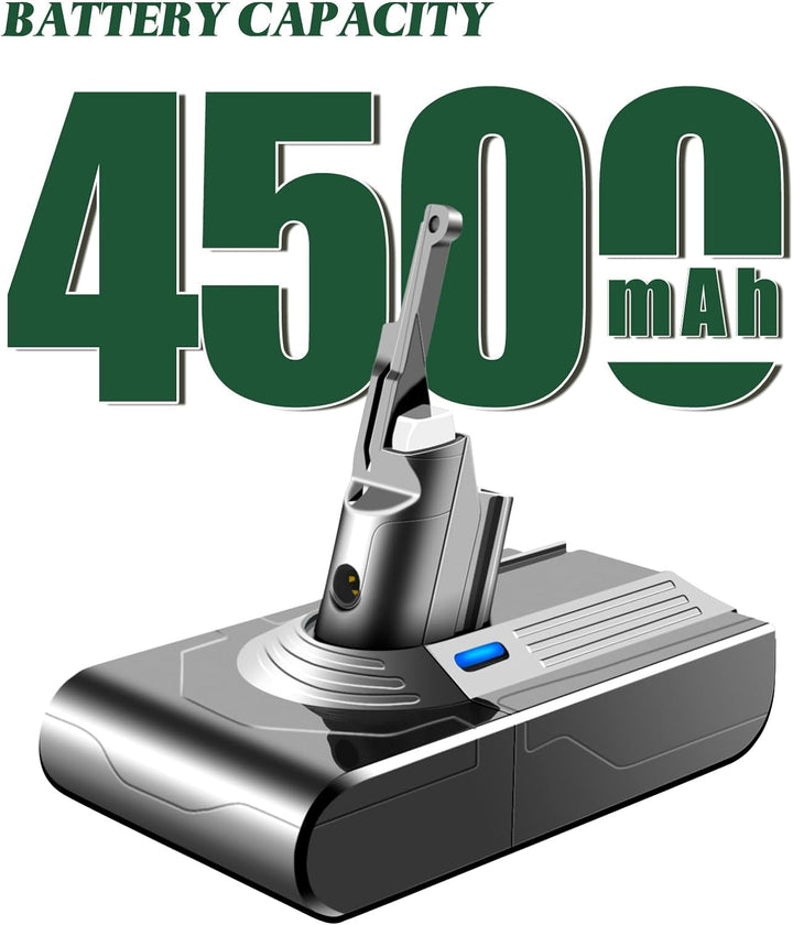 ADVNOVO 21.6V 4500mAh V8 Ersatzakku für Dyson V8 Akku Dyson V8 Absolute für Dyson V8 Staubsauger V8