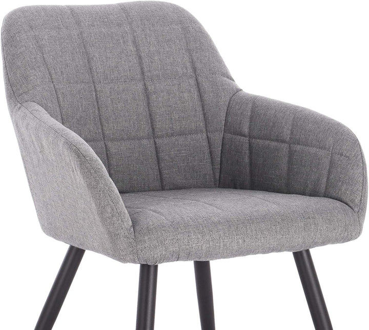 WOLTU 4 x Esszimmerstühle 4er Set Esszimmerstuhl Küchenstuhl Polsterstuhl Design Stuhl mit Armlehnen