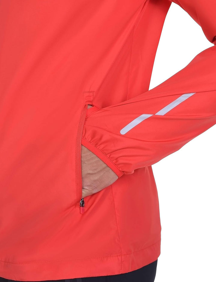 TCA Herren Lauf-Softshelljacke. Reflektierende atmungsaktive Packable-Jacke mit Reissverschlusstasch