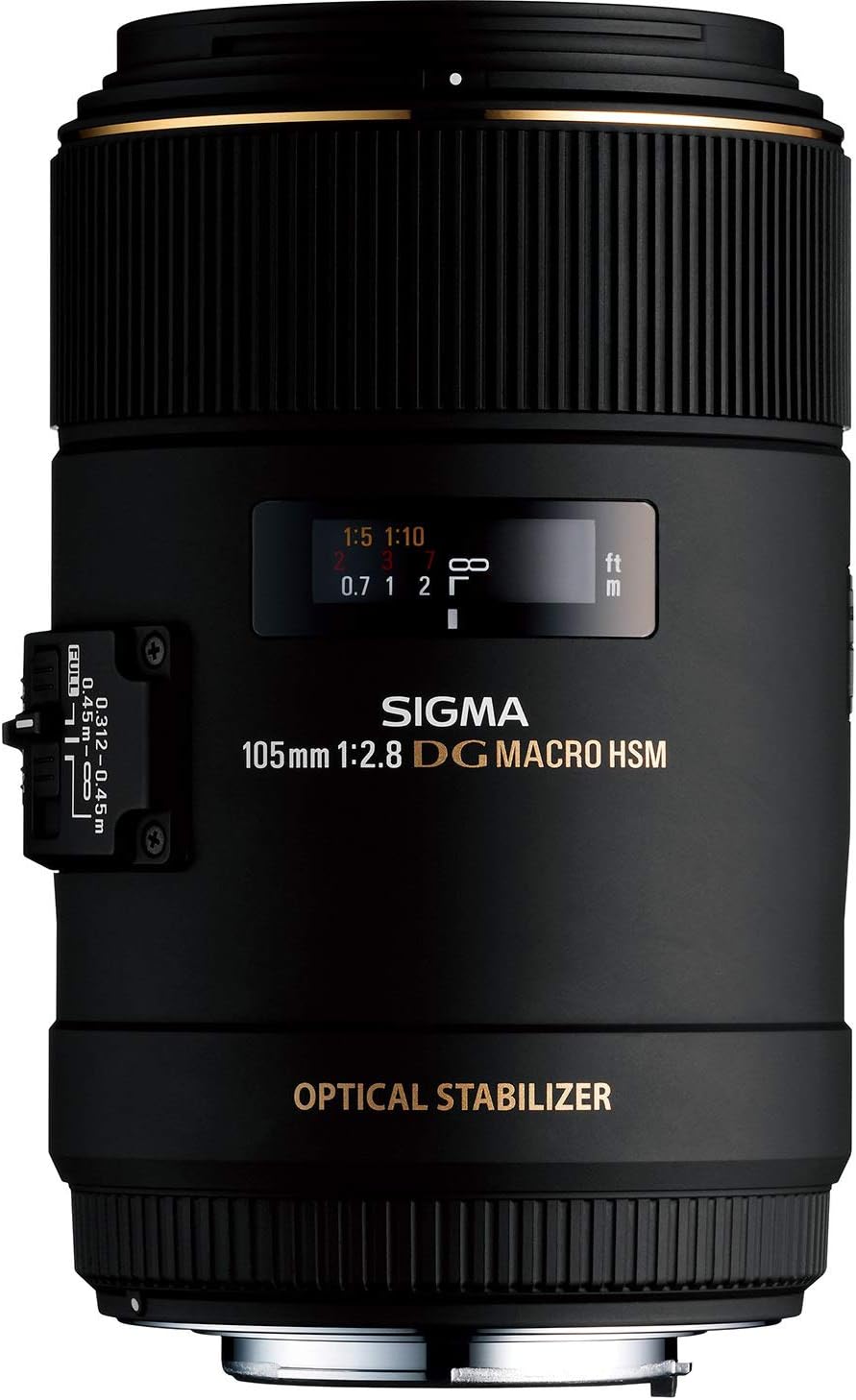 Sigma 105mm F2,8 EX Makro DG OS HSM-Objektiv für Nikon F Objektivbajonett für Nikon Single, für Niko