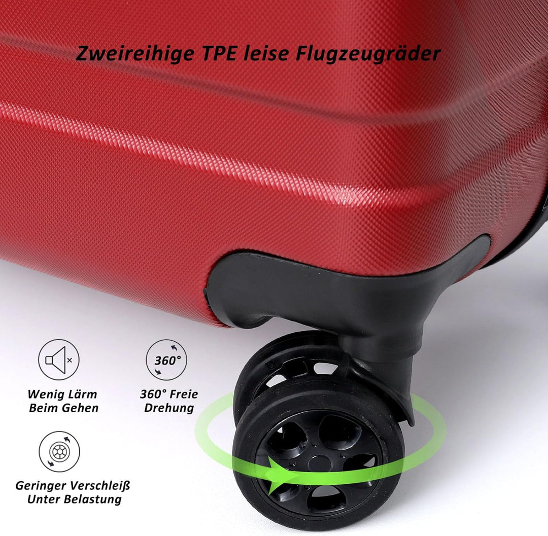 TANTOMI Koffer Gross, Reisekoffer Hartschalenkoffer, Koffer & Trolley mit Passwortsperre, Hartschale